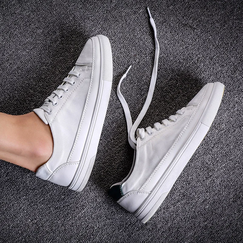

Men Casual Shoes lace up Simple Canvas Mens Loafers 2021 High Quality Anti-Slip Comfortable Vulcanized Shoes Man Flats footwear