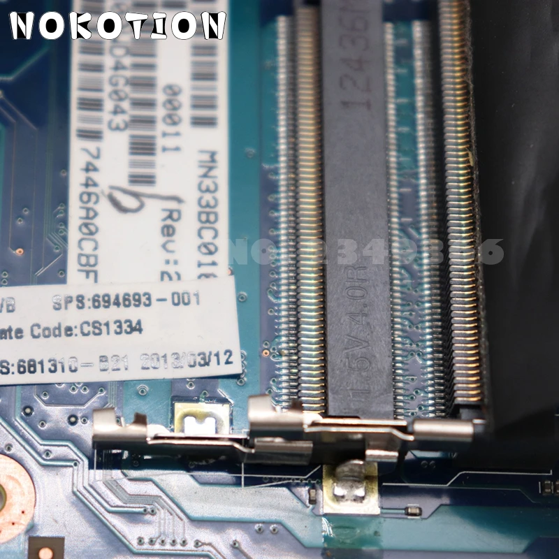 Материнская плата NOKOTION 694693 001 685108 для ноутбука HP 1000 Compaq CQ45 материнская DDR3 HD6470M