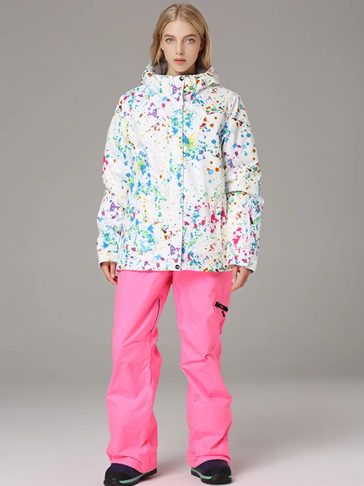 горнолыжный костюм женскийлыжный лыжный женский зимний сноуборд спортивный