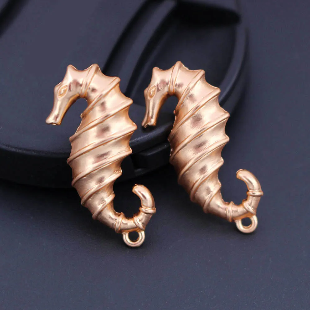 10 пар женские серьги Висячие ювелирные изделия аксессуары в виде морского конька