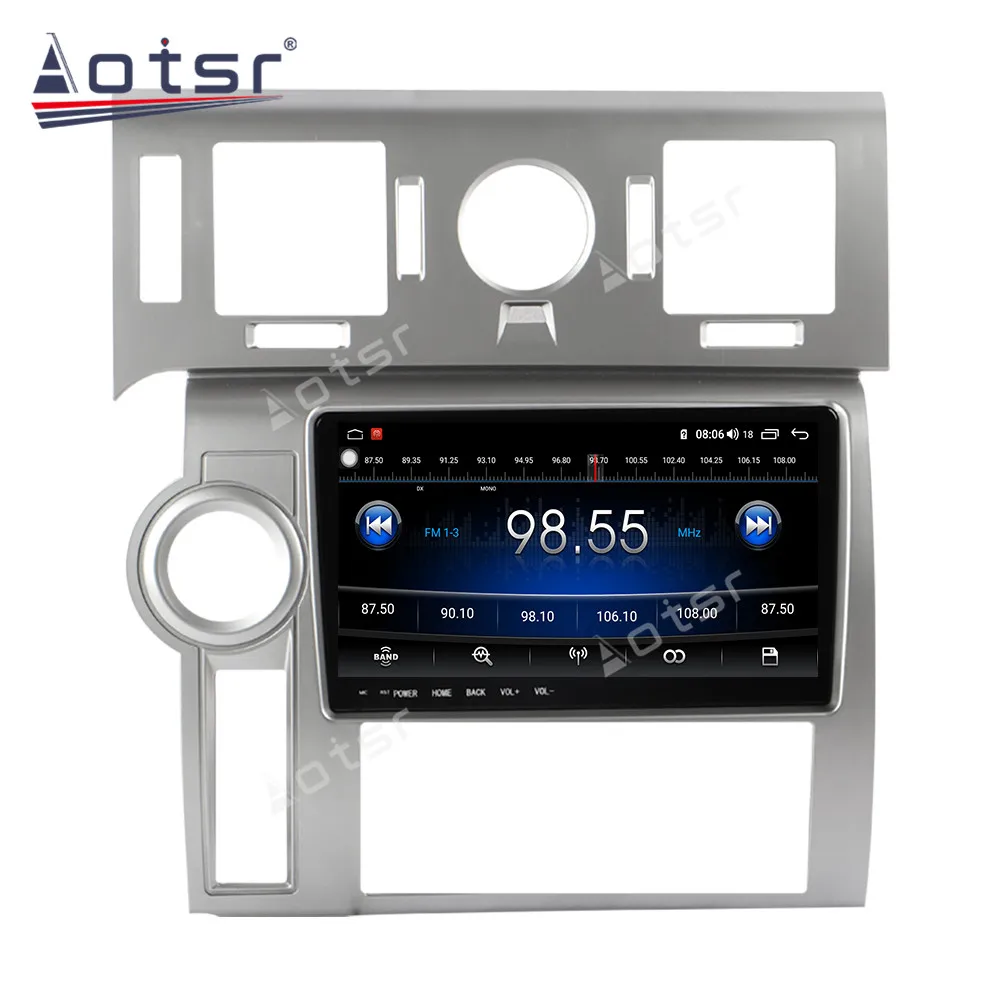 저렴한 Hummer H2 SUV 128 + 라디오 안드로이드 10 카 스테레오 무선 Carplay GPS 네비게이션 DSP 차량용 멀티미디어 플레이어 용 6 + 2008 GB