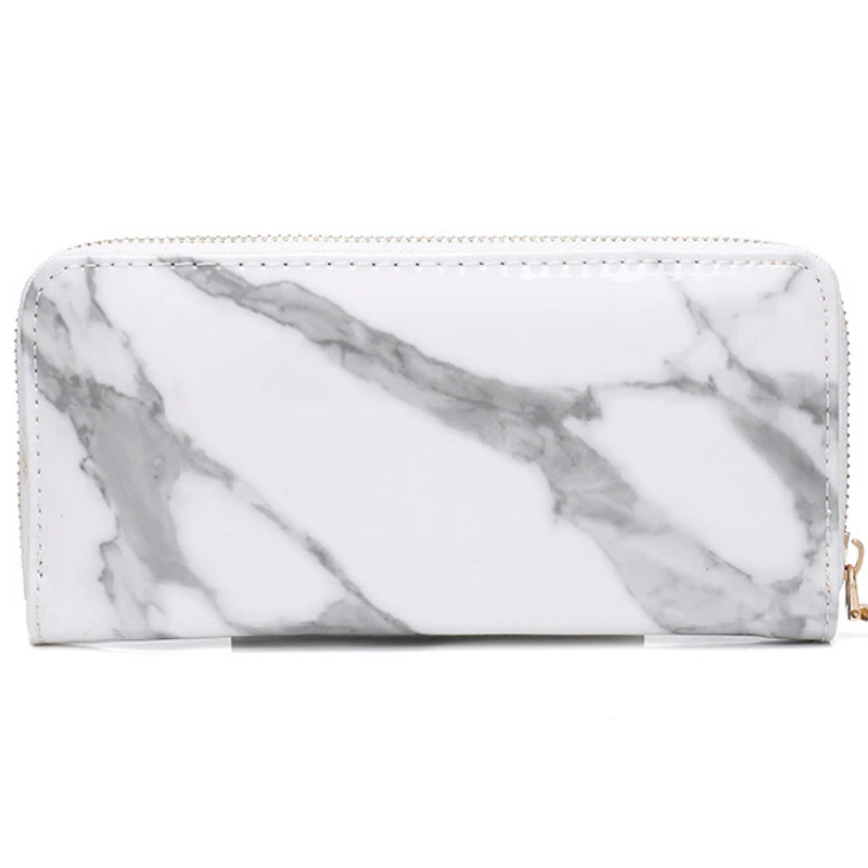 Casual Women Lady Wallets Purses Totes Feminina Marble Patent Leather Clutch Bags Girls Zipper Card Coin Money Holder Pouch Pack | Багаж и