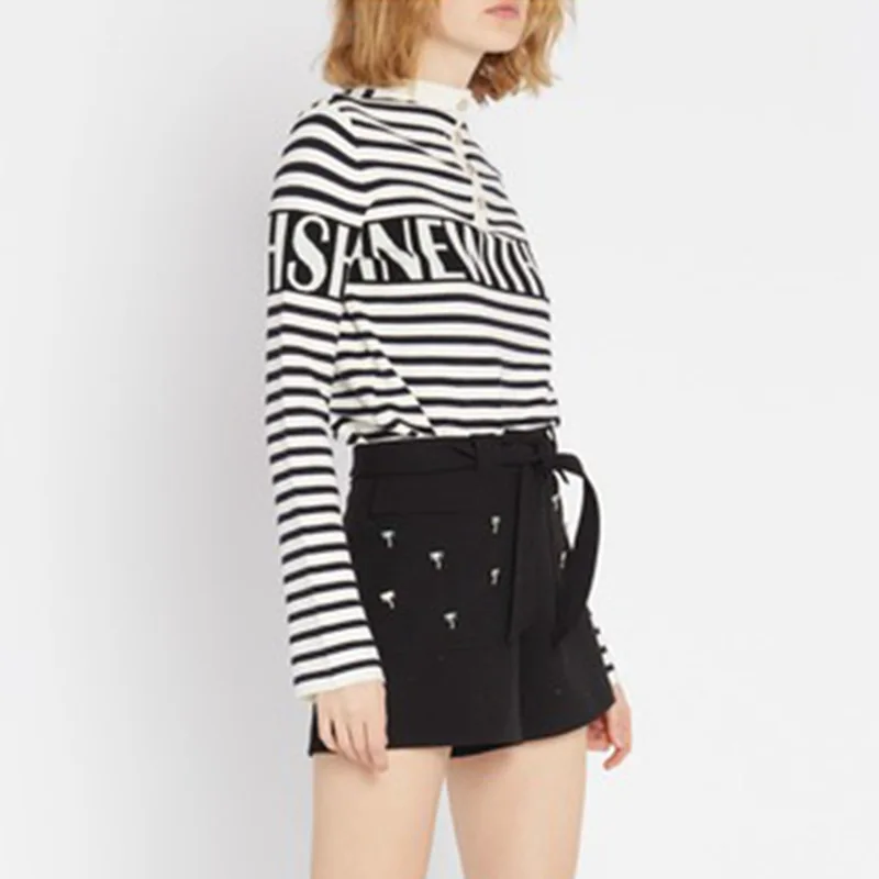 Для женщин брюки весна и новые летние пальмовое дерево модные трапециевидной формы; прямой Повседневное короткие штаны