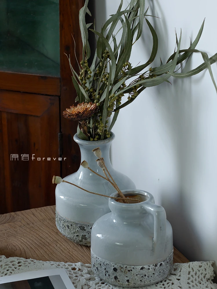 

1 шт., керамическая ваза с сушеными цветами