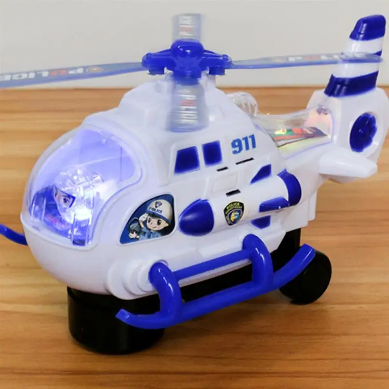 

Assembly Helicopter Toy Helicopter Model Toy with Music and Light (No Battery)