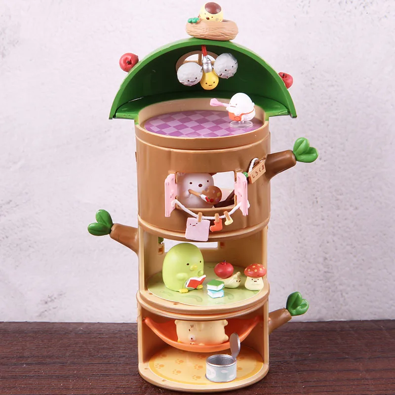 Аниме Sumikkogurashi фигурка куклы Дерево пень дом Sumikko Gurashi фигурка Аниме ПВХ Коллекционная модель игрушки подарок