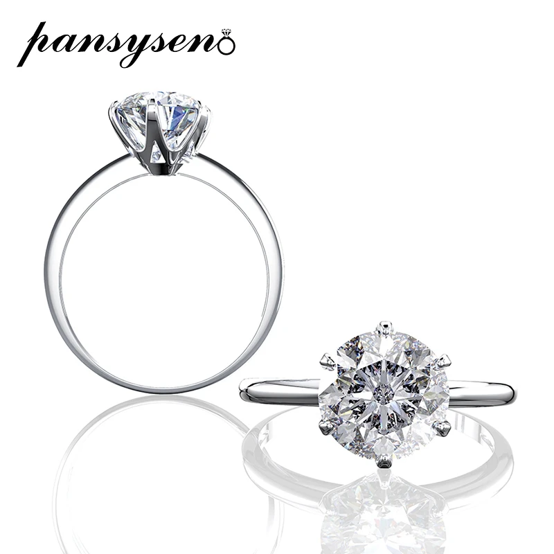 Женское кольцо из серебра 925 пробы с искусственным драгоценным камнем|Кольца| |