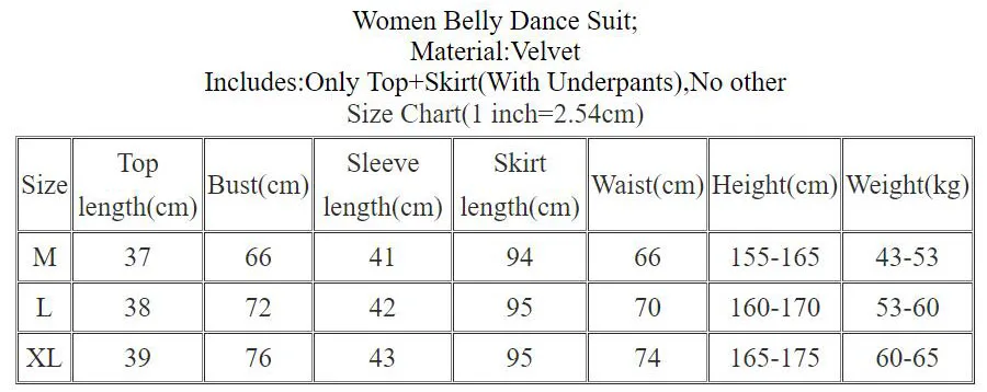 

Belly Dance Suit U-neck Velvet Top Split Long SKirt Shirt Practice Clothes Set Female Adult Temperament Performance Clothing