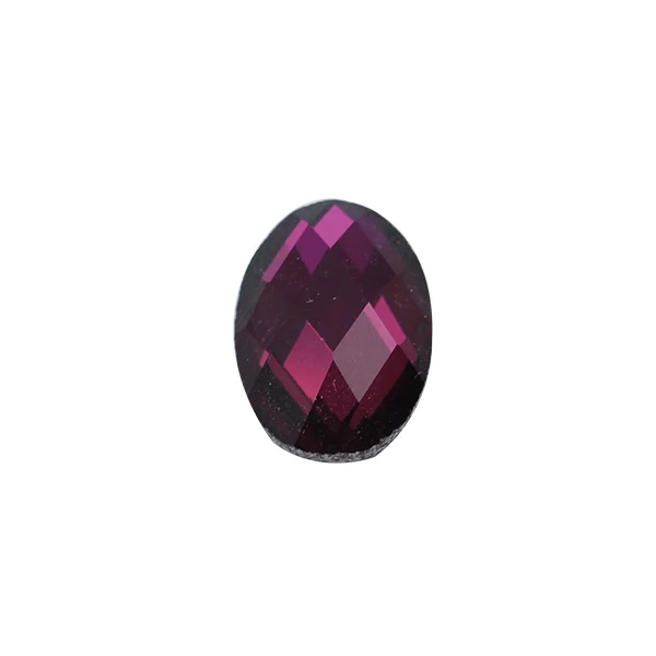 amethyst 20p 8x10 мм Овальный цветной стеклянный камень с плоской задней поверхностью без горячей фиксации граненые хрустальные стразы Драгоценности кабошон Кнопка скрапбук ремесло - Цвет: amethyst
