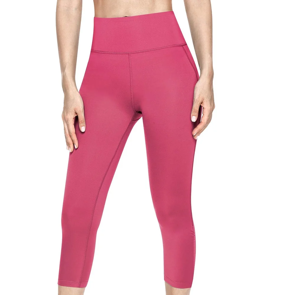 

VUTRU 3/4 Yoga Pants High Waist Seamless Leggings Sport Women Crop Yoga Pants Elastic Gym Workout Leggings Fitness Running Tight