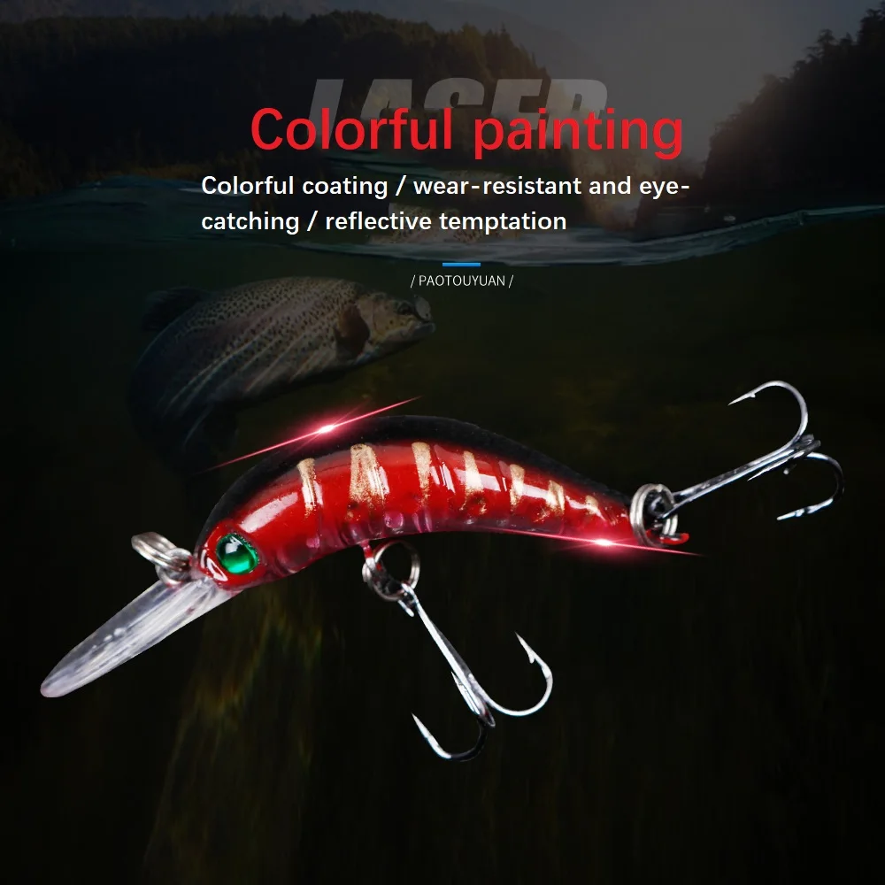 Рыболовные приманки 1 шт. длинный язык плавающий водный гольян искусственная