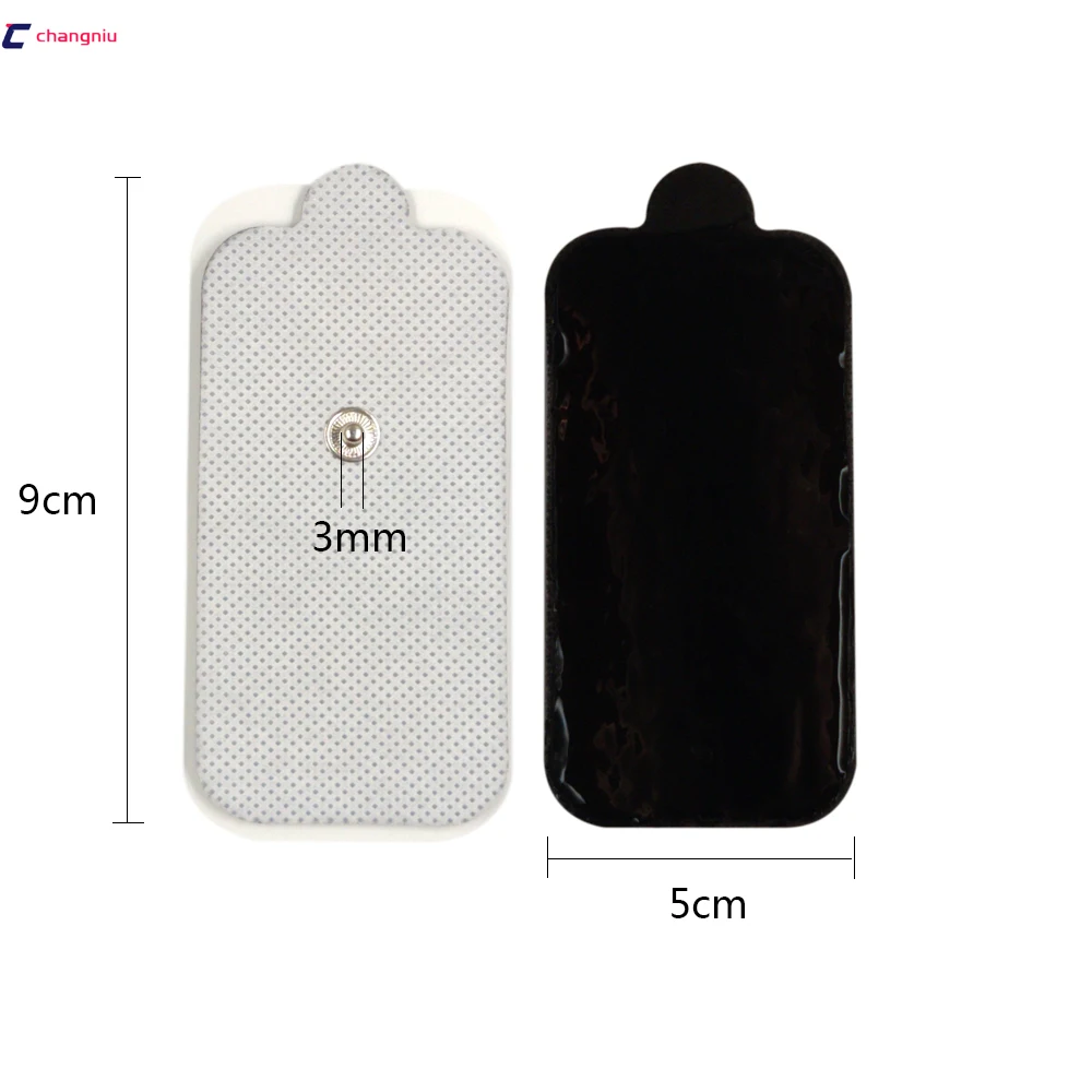 

Freeshipping 20pcs/lot 9*5cm Electrode Pads for Tens Acupuncture,Slimming massager , Digital Therapy Machine Massager