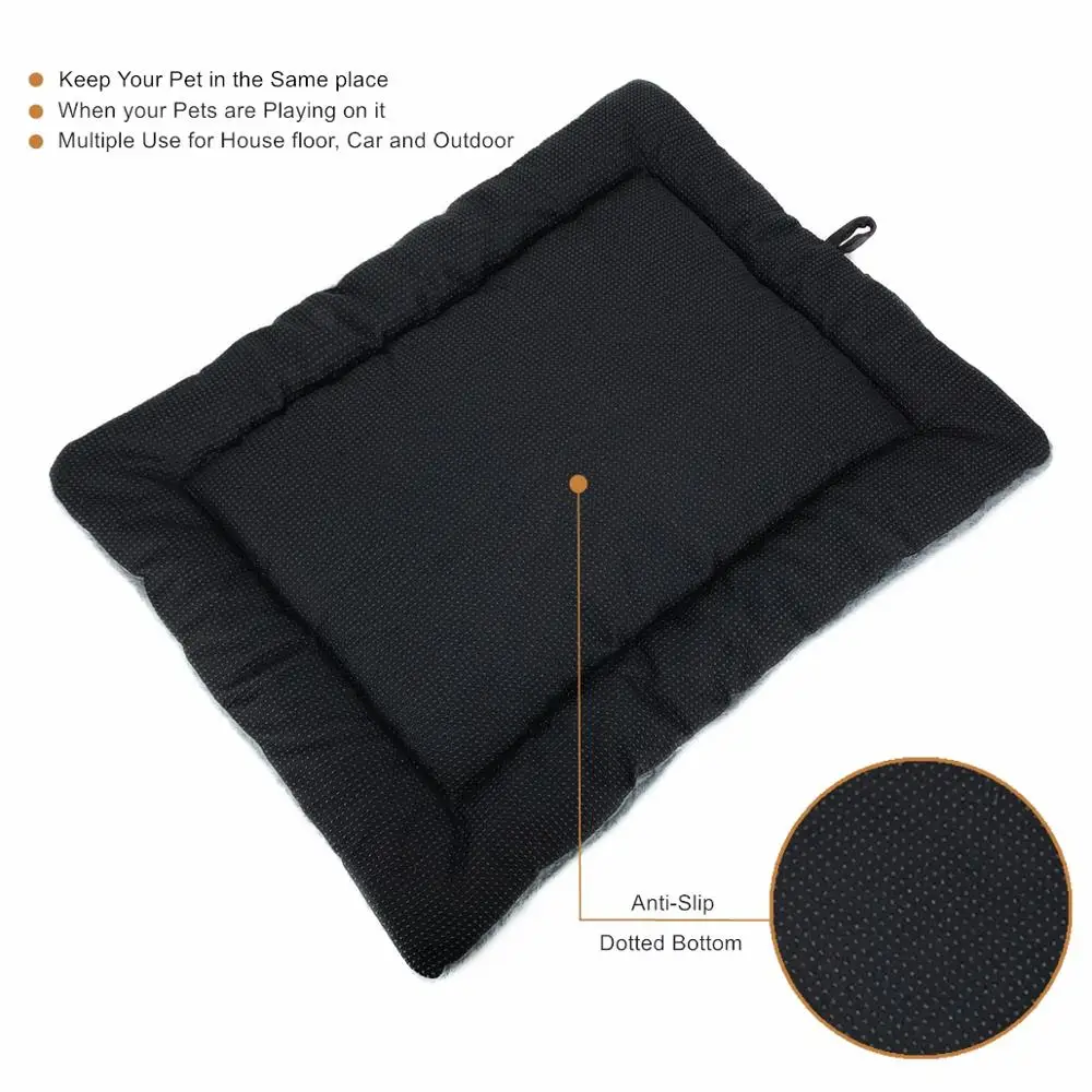Премиум собачья кровать ящик коврик в мат 100% моющиеся Нескользящие собачьи
