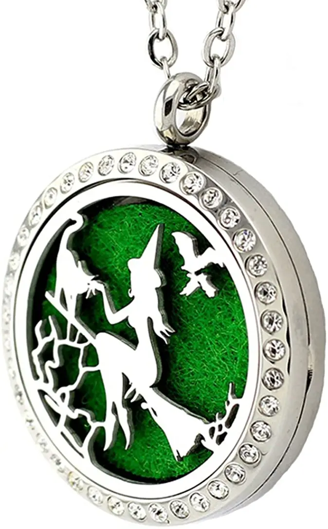 Ожерелье с диффузором эфирного масла для женщин и мужчин Рождественский кулон в