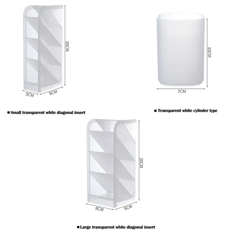 

Desk Organizer for Pen Pencil Storage Makeup Organizer Brush Stand School Supplies Office Pen Holder Kawaii Stationery