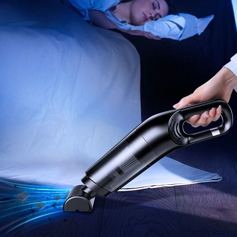 

Handheld High Power Portable Car Vacuum Cleaner Garbage Remover USB Rechargeable