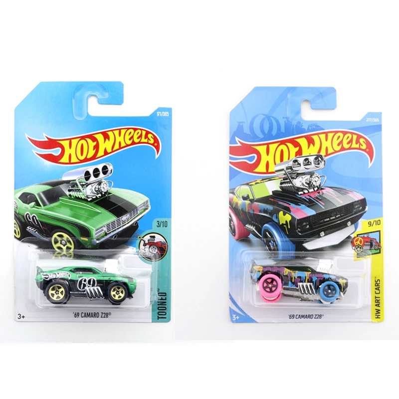 2017 горячие колеса 69 CAMARO Z28 Мини Сплав купе 1/64 металл литья под давлением модель
