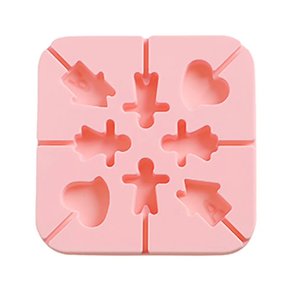 Маленький Монстр леденец плесень Силиконовая форма имбирный человек для цветов