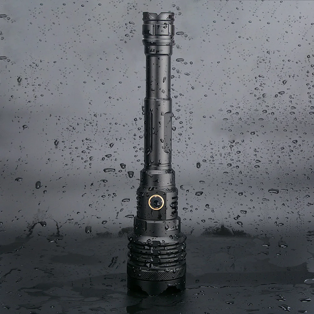 Online El Uso De 2-8 Horas XHP110 16-Core Poderosa Linterna Flash USB Recargable Caza Táctico Linterna 21700 Luz De Flash Zoomable