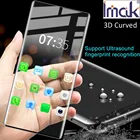 Imak 3D изогнутое закаленное стекло для Samsung Galaxy Note 10 Plus олеофобный Полная панель экрана клей