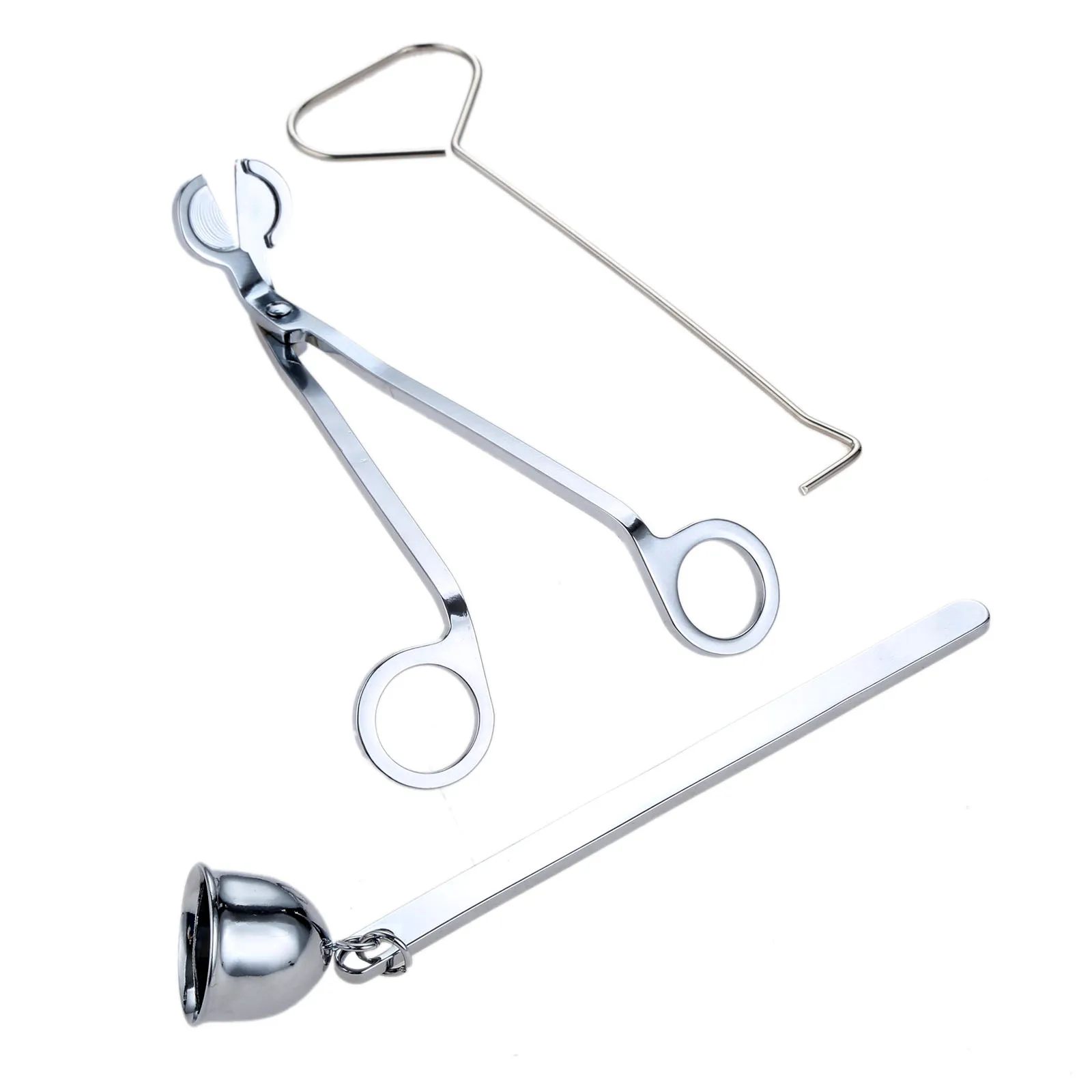 

3pcs/set Put Out Candles Tool Candle Snuffer Trimmer Flame Scissor Set Candle Extinguisher Candle Care