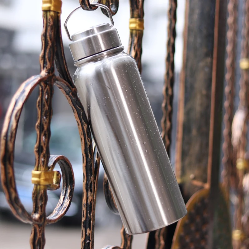 800/1000 мл большая емкость из нержавеющей стали термос чашка сомневающаяся стена