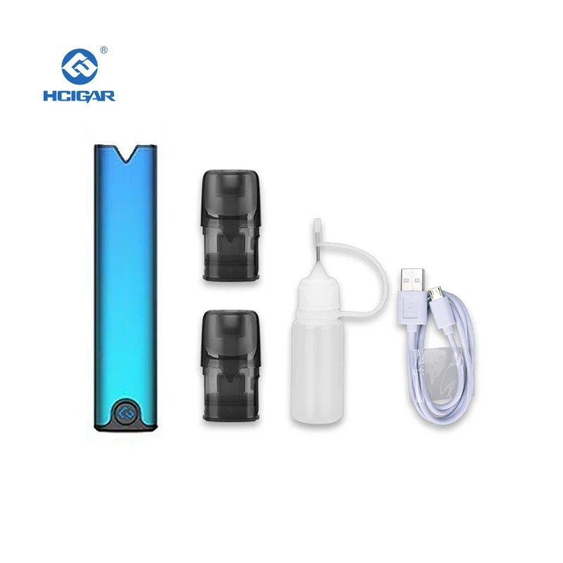 HCIGAR AKSO OS Pod Комплект 1,4 мл многоразового бака мини pod vape ручка MTL стартовый комплект Электронная сигарета с воздушным приводом pod система - Цвет: Caribbean Blue