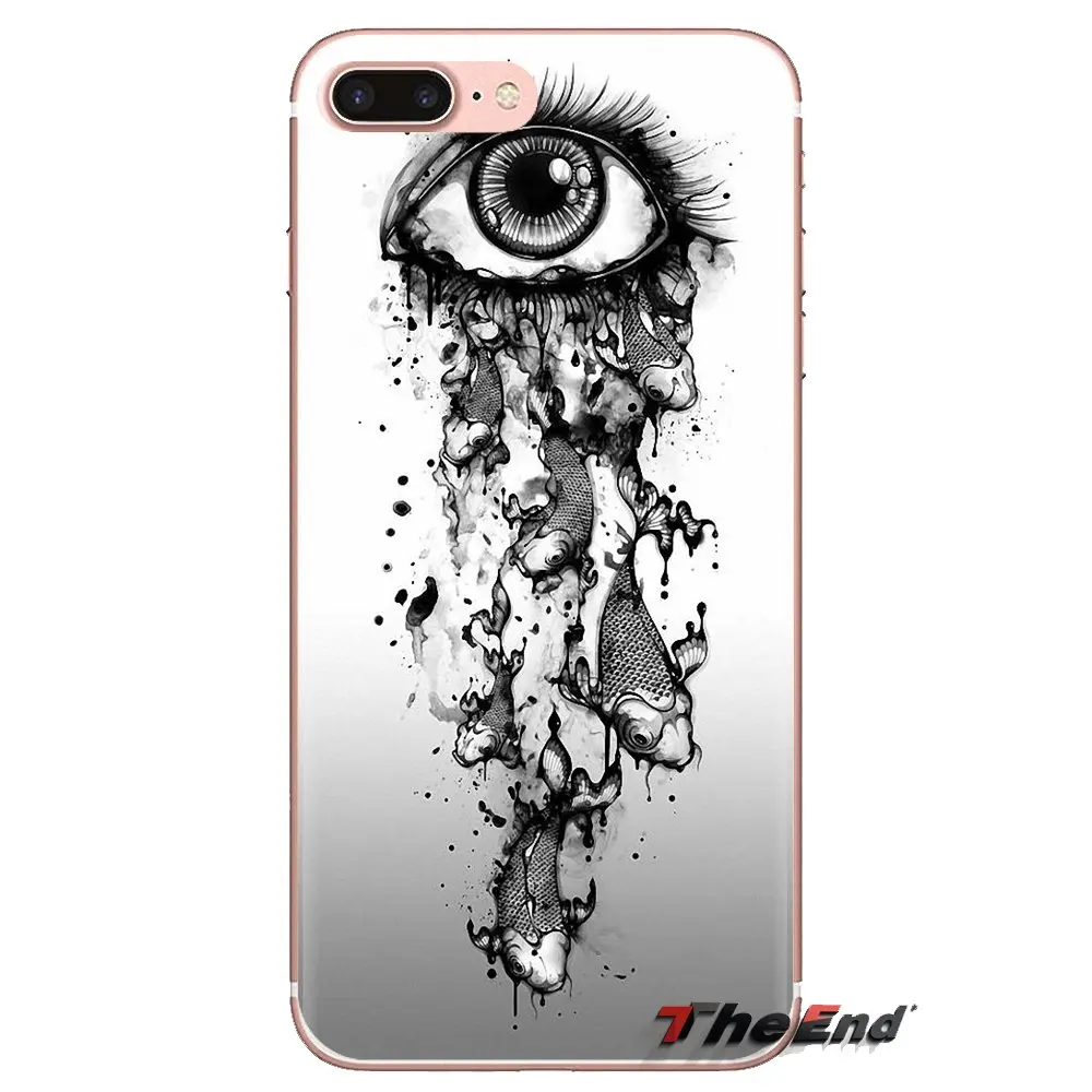 Акварельные картины Koi Fish для iPhone XS Max XR X 4 4s 5 5S 5C SE 6 6S 7 8 Plus samsung Galaxy J1 J3 J5 J7 A3 A5 чехлы