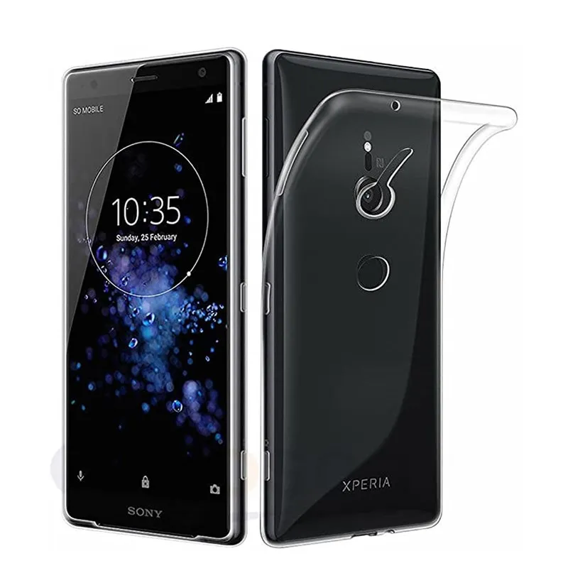 Прозрачный чехол-бампер для Sony Xperia 1 5 10 III XA XA2 XZ XZ1 XZ2 XZ3 Plus Ультратонкий чехол из