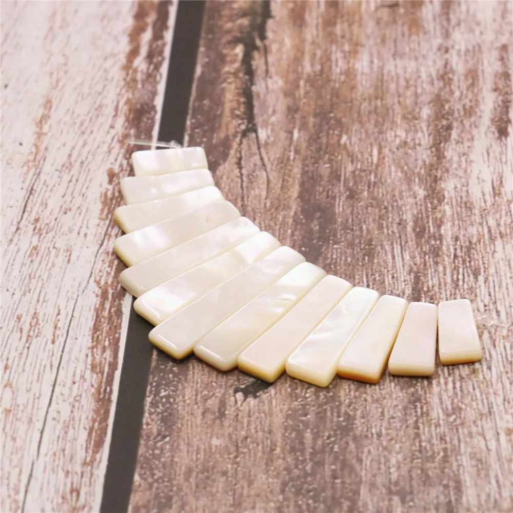 Изумительный Ретро 2 цвета натуральный Абалон корпус прямоугольник 11 палочек