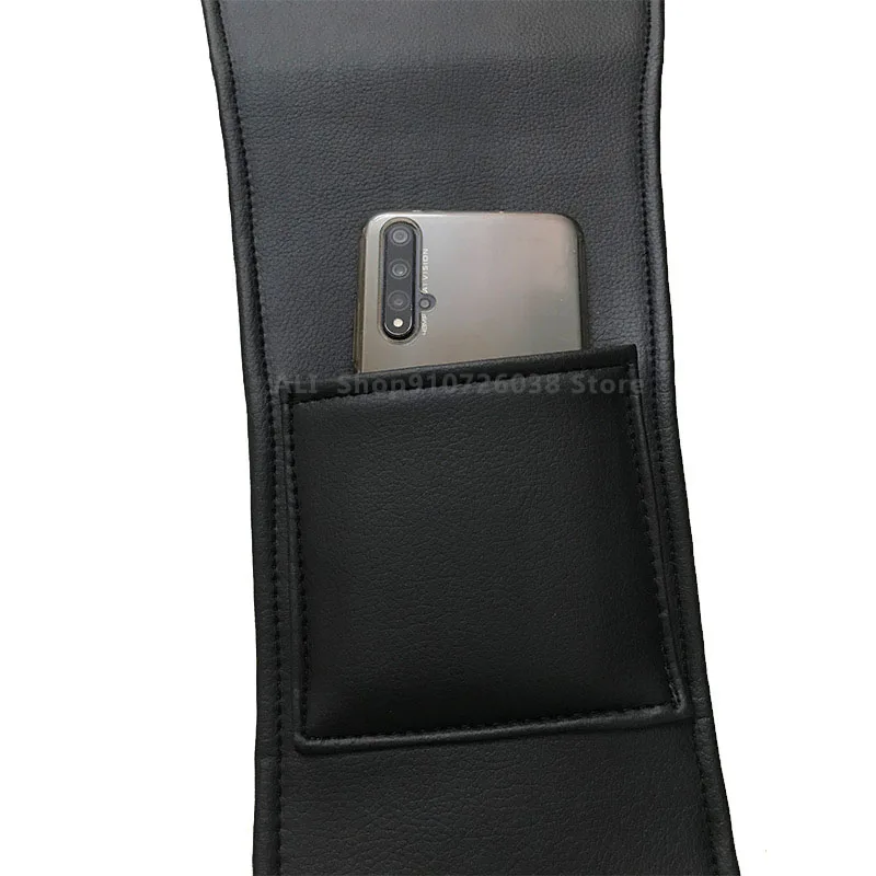 

Car Pillow Cover For Mitsubishi Competition Car Headrest Support Pillow Cushion PU Leather Auto Interior Accessories