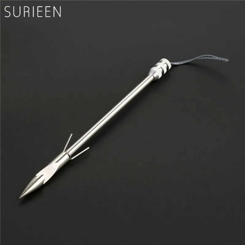 1 шт. Нержавеющая сталь Рыбалка стрелка для Рогатка стрела катапульты головка