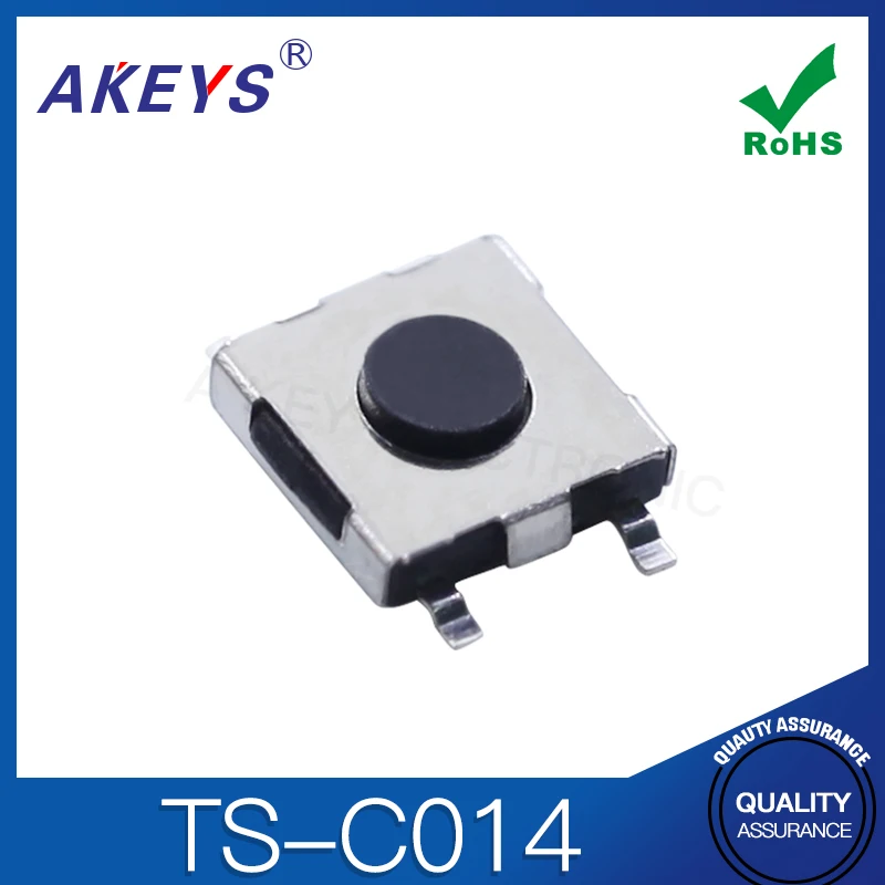 50 шт. вертикальный 4-контактный переключатель с двумя фиксированными колоннами 4