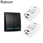 Универсальный пульт дистанционного управления Rubrum, 433 МГц, 110 В, 220 В, 1 канал