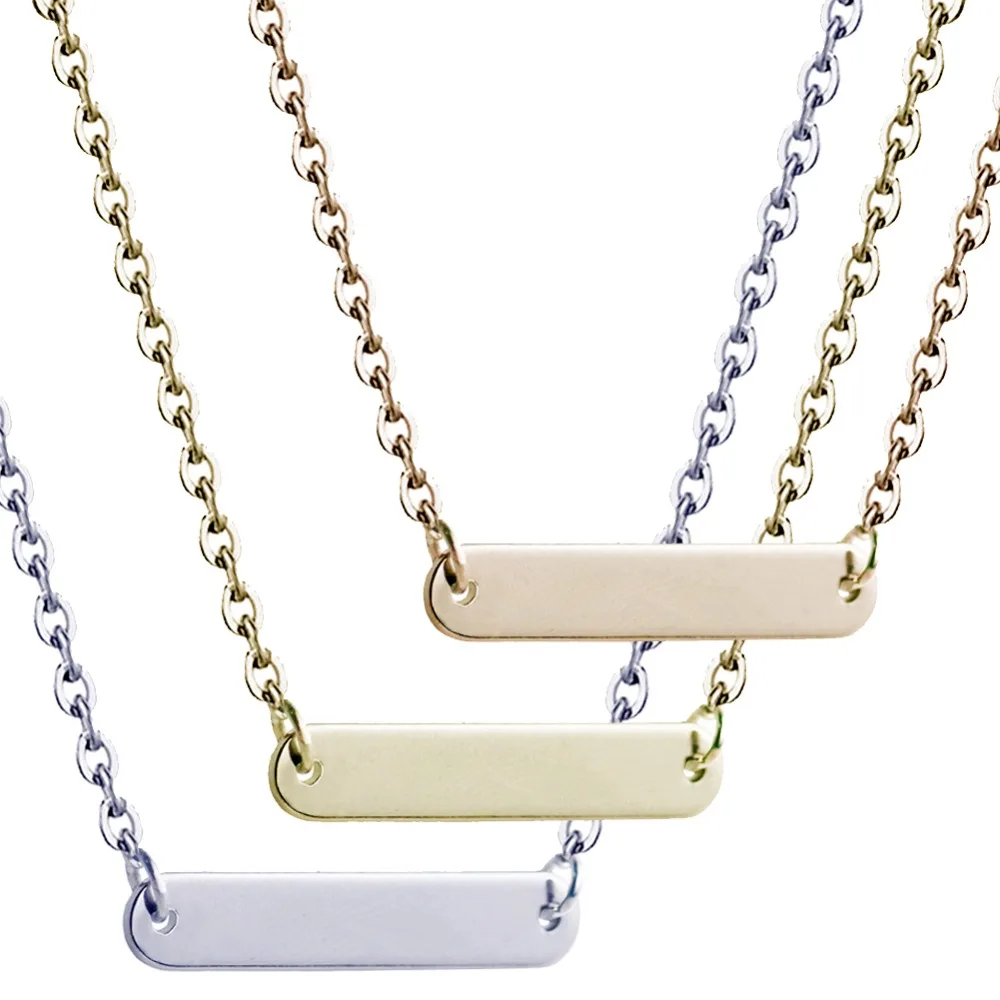 Персонализированные пользовательские таблички ожерелье выгравированное имя