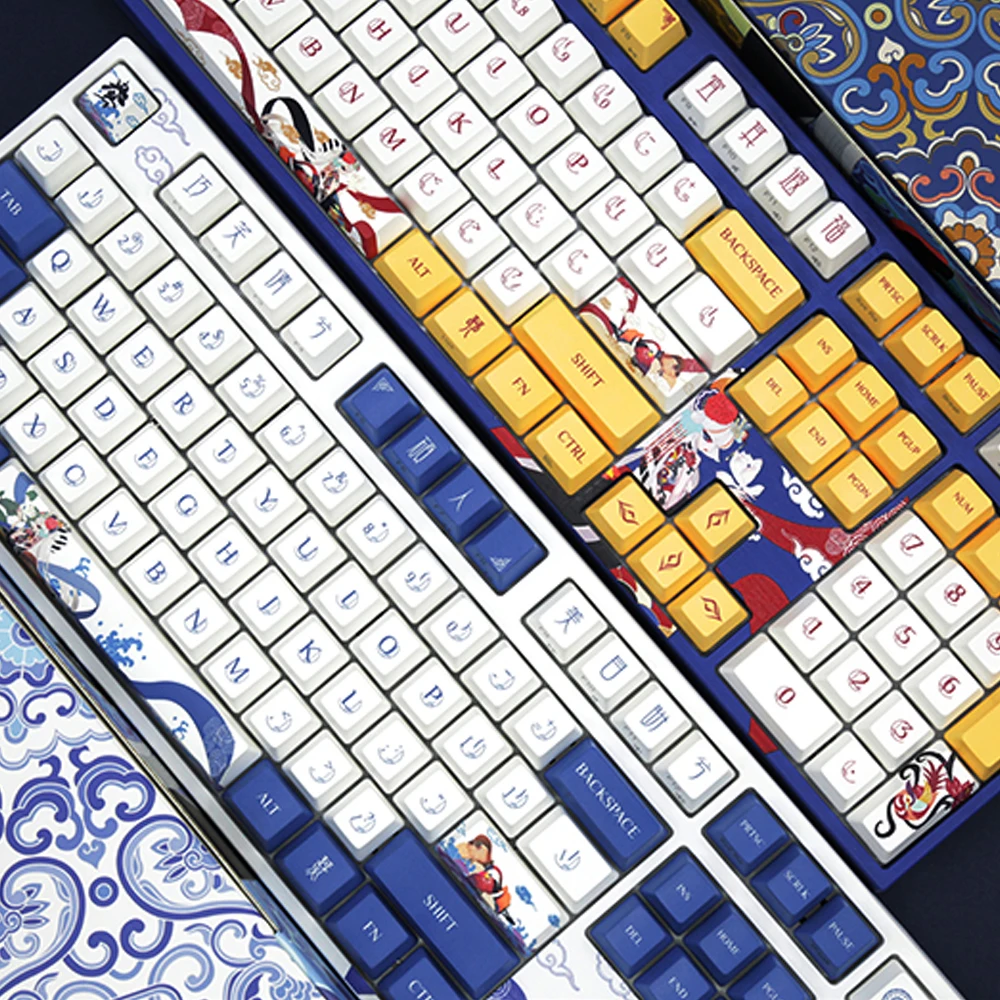Varmilo Lovebirds Mechanical Keyboard Wired VA87M VA108M for Couples 87 108 Keys Cherry MX Switch No Backligt Game PC Customize