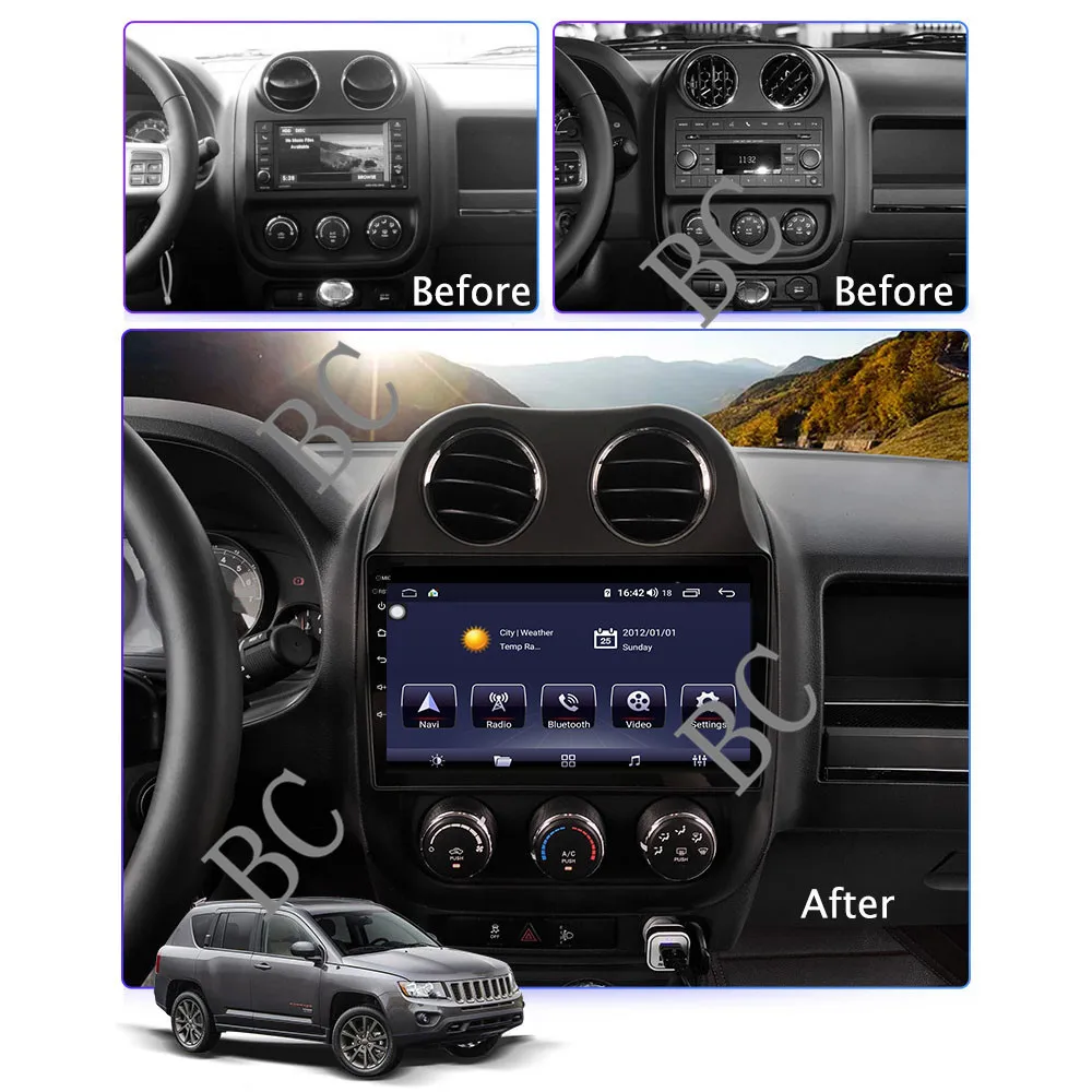 10 1 ''Android 9 0 Восьмиядерный автомобильный Радио GPS Мультимедийный проигрыватель