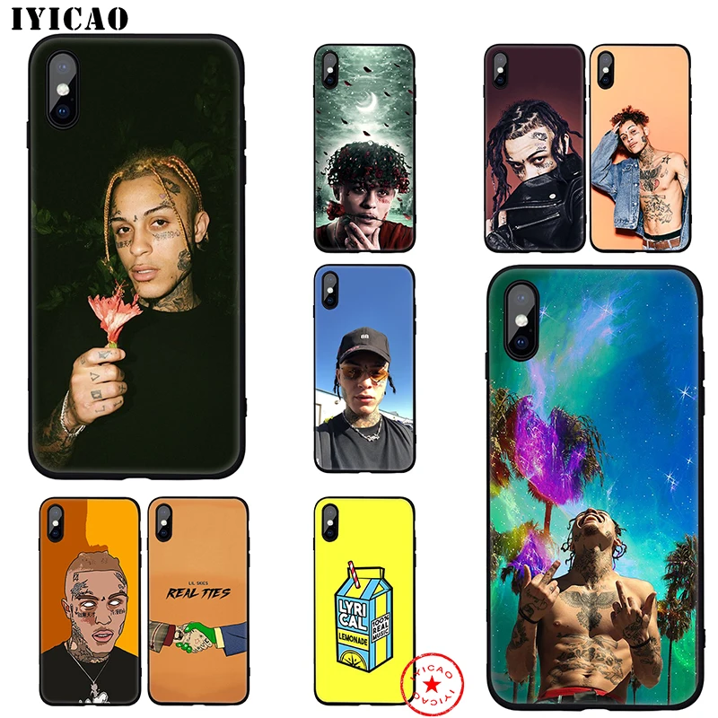 IYICAO Lil Skies Rapper мягкий чехол для iphone 11 Pro Xr Xs Max 6 6s 7 8 Plus 5 5S Se силиконовый TPU |