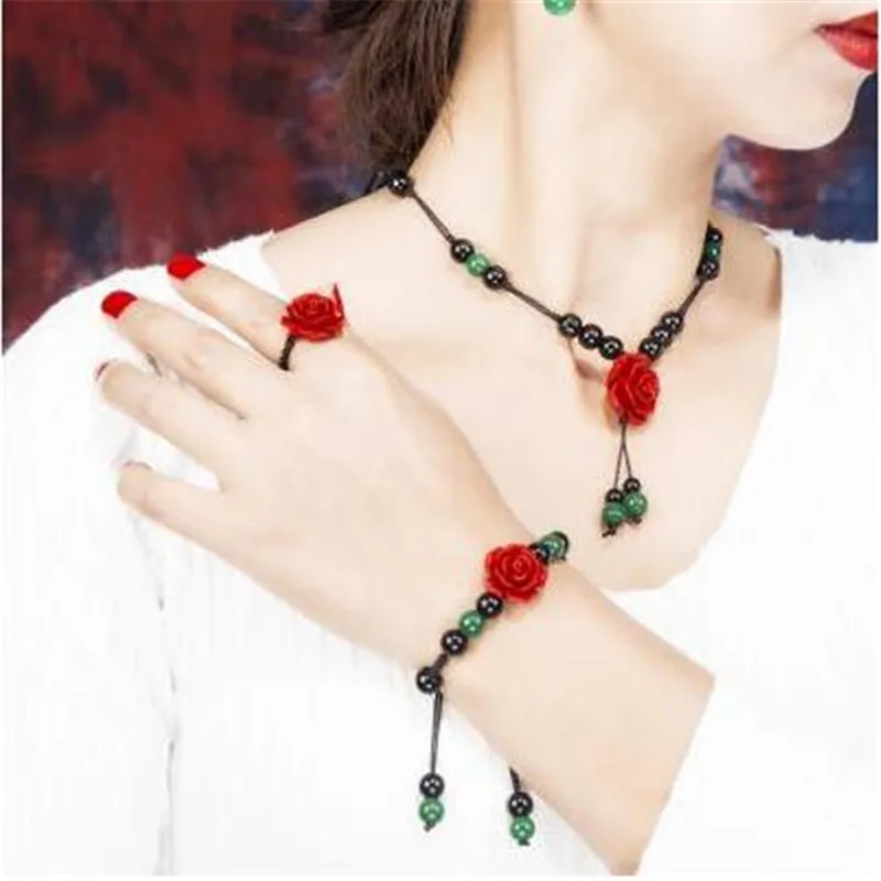 Ожерелье в национальном стиле цепь ключицы атмосферная Подвеска для женщин с