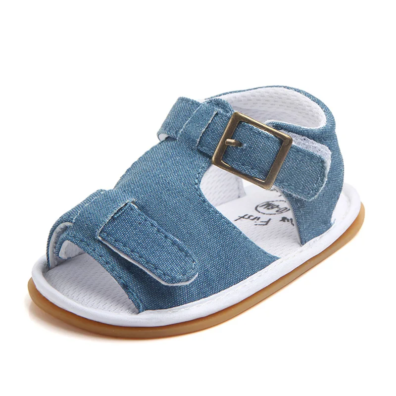 

Baby Sandal Non-slip Breathable Canvas Vamp Beautiful Fashion Don't Drop Baby Walking Shoes Garden Shoes Soft Shoes Beach Shoes