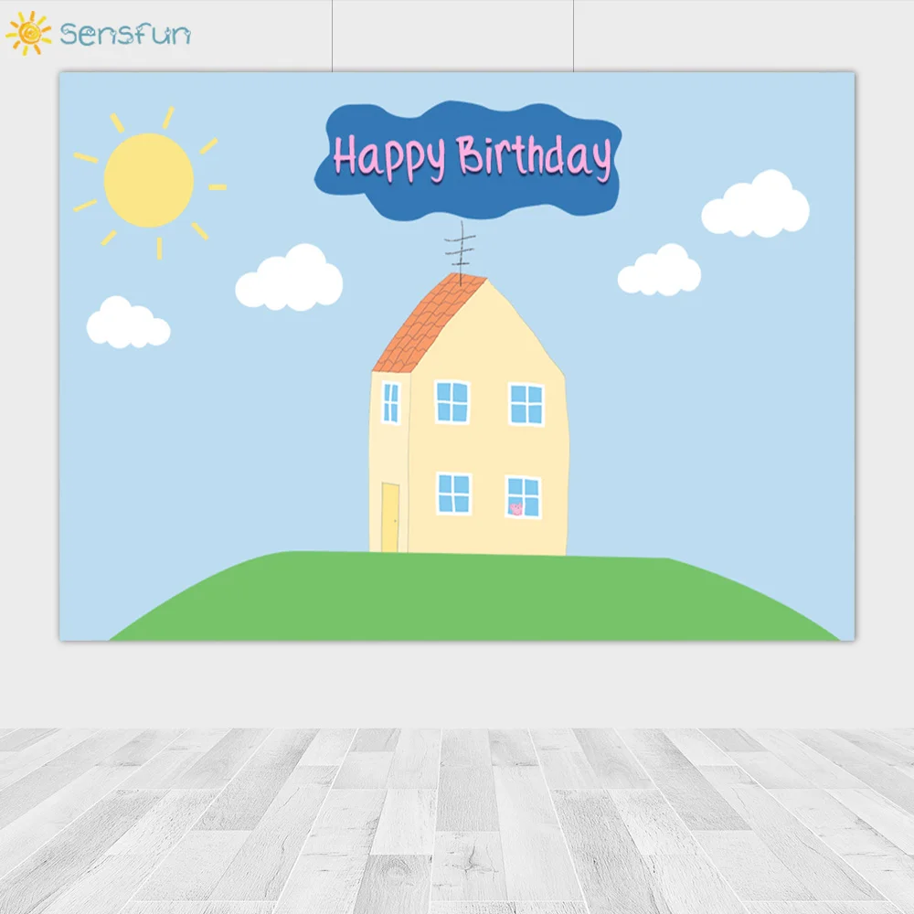 Sensfun детское платье для дня рождения вечерние зеленые фотографические фоны