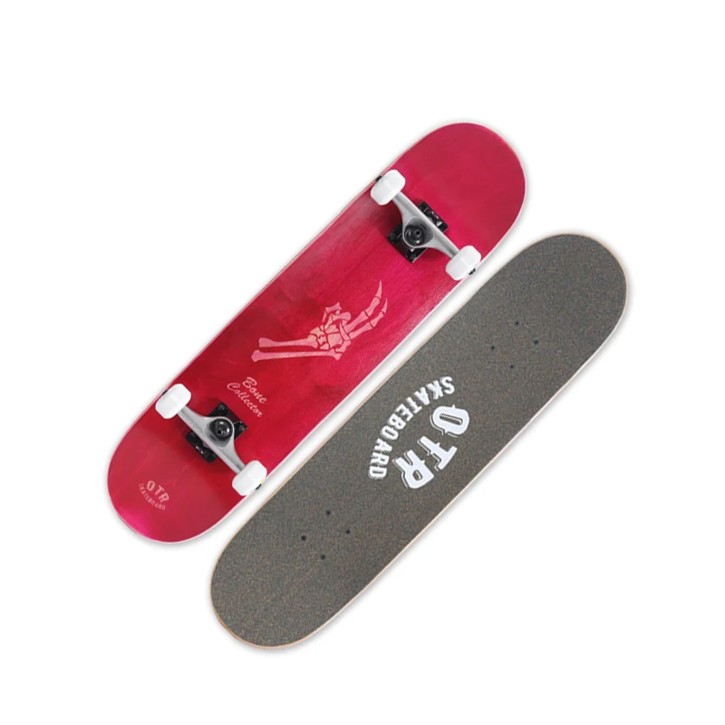 

Professional Adult Maple Skateboard Double Rocker Teenager Boys Skateboard 4 Wheel Road Beginner Deskorolka Entertainment EB50HB