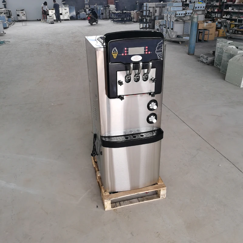 

3300W Factory Direct Sales Of High-quality Soft Ice Cream Machine Commercial Three-flavor Ice Cream Maker High Quality And Low