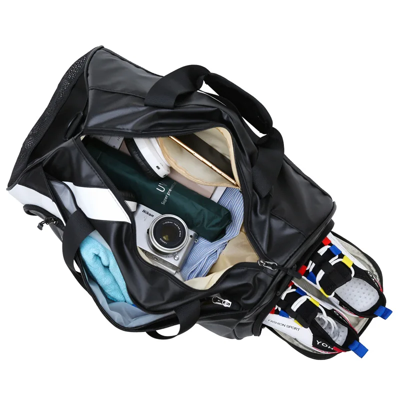 Waterproof Large Capacity Oxford Travel Bag Unisex Zipper Fitness Gym Sports Handbag Shoulder Messenger Bag Duffle Luggage