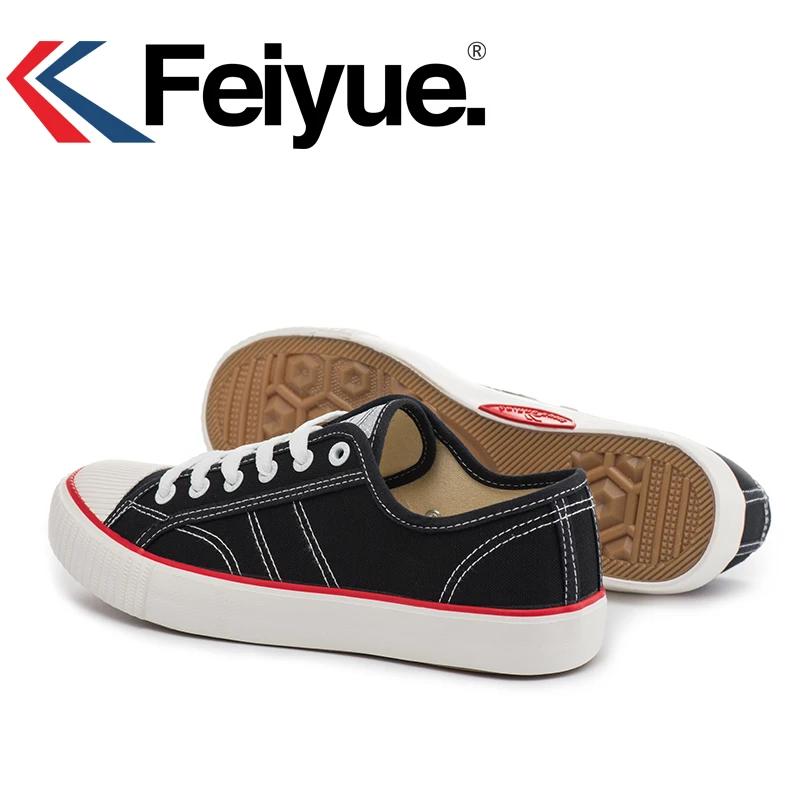 Feiyue felo Keyconcept классические кроссовки серии парусиновая обувь для мужчин и женщин обувь для скейтборда - Цвет: BLACK