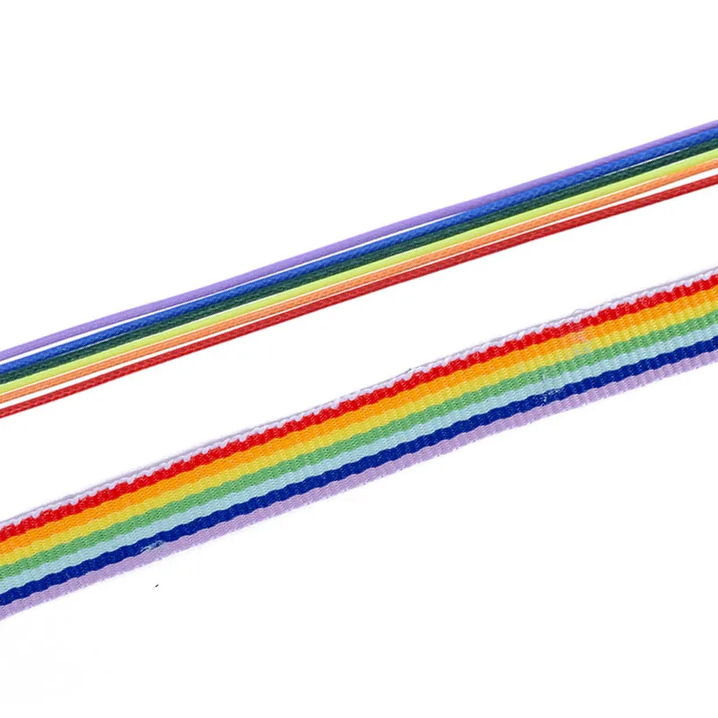 

Trendy Rainbow Wrap Bracelet Men's Simple Wax Rope Bracelets for Women Wristband Fashion Jewelry Friends Gift Pulseras