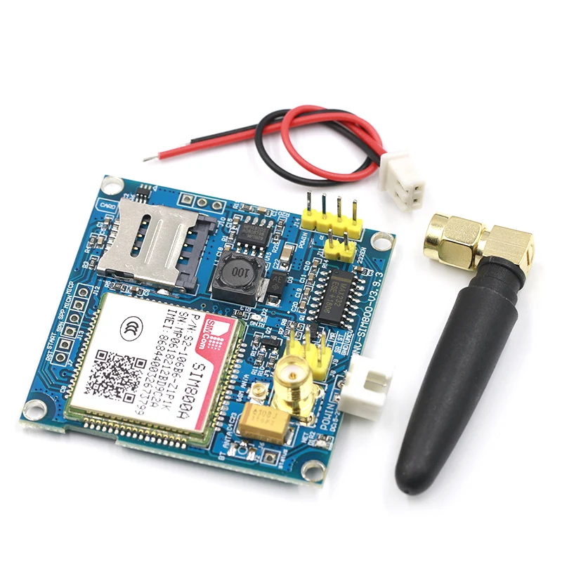 Комплект беспроводного удлинительного модуля SIM800A плата GSM GPRS STM32 антенна