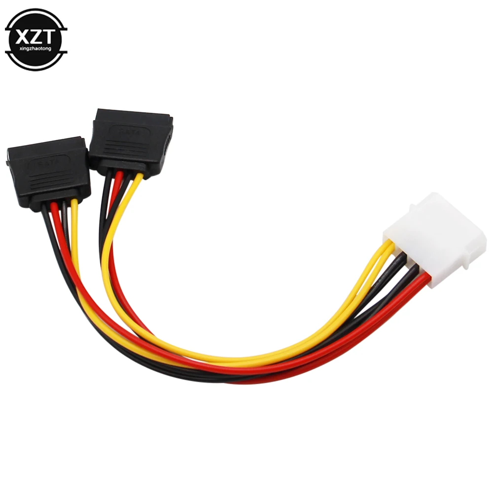 1 шт. 4Pin IDE/SATA Molex до 2 ATA SATA Мощность разъем питания нашникиов жесткий приводной