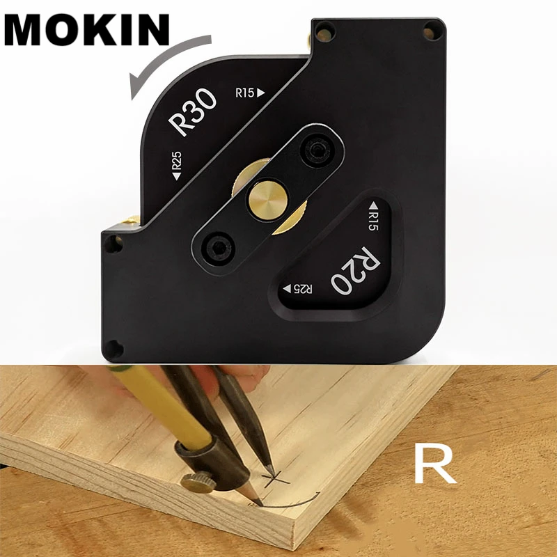 Алюминиевый сплав радиус Quick-jig профиль фаска шаблон угла дуги локатор джиг