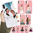 Модный женский чехол для телефона на высоком каблуке с цветочным принтом для IPhone 12 11 Pro Max XR XsMax 6 8 7Plus Se 2020, силиконовый чехол, чехол для телефона